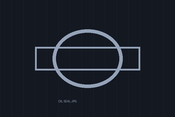 Metal clad rubber oil seals